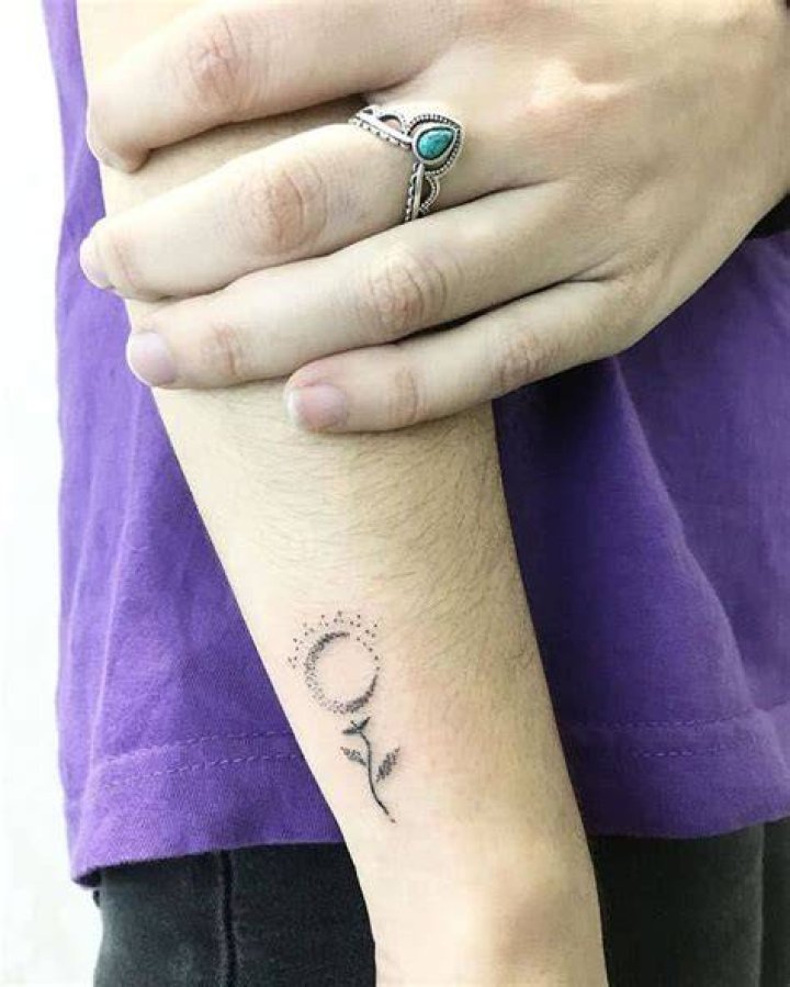 floral cute tattoos handpoke_joyce