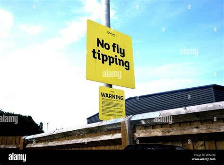 Fly-tippers often discard what they don't need on the street