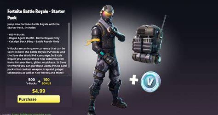 Fortnite Battle Royale Starter Pack