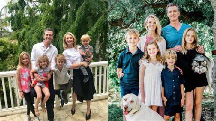 Gavin Newsom wife and children