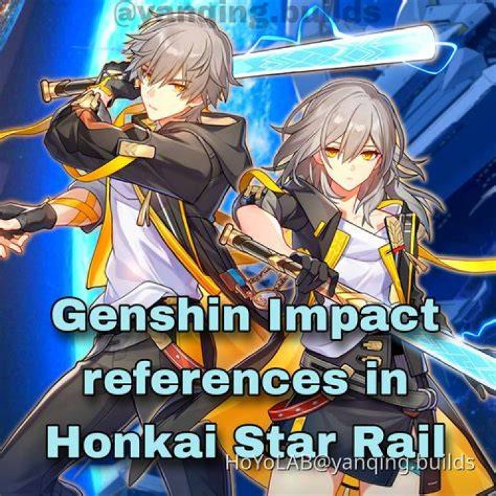 Genshin References are in Honkai Star Rail.