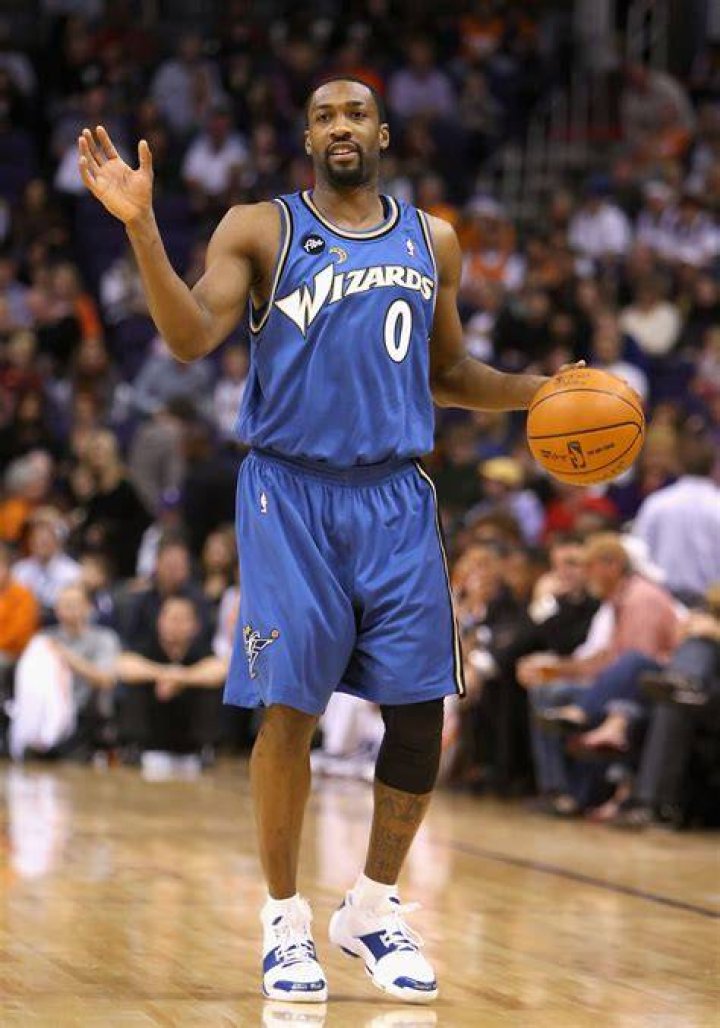 Gilbert Arenas On Hardwood 