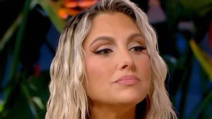 Gina Kirschenheiter being interviewed by Andy Cohen on WWHL