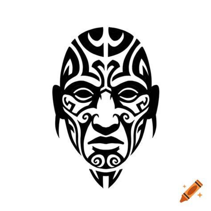 Girl Tribal Face Tattoo abbeymanson