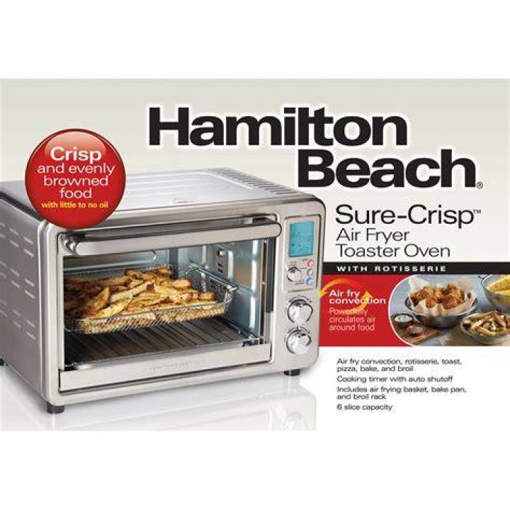 Hamilton Beach Sure-Crisp Toaster Oven Combo