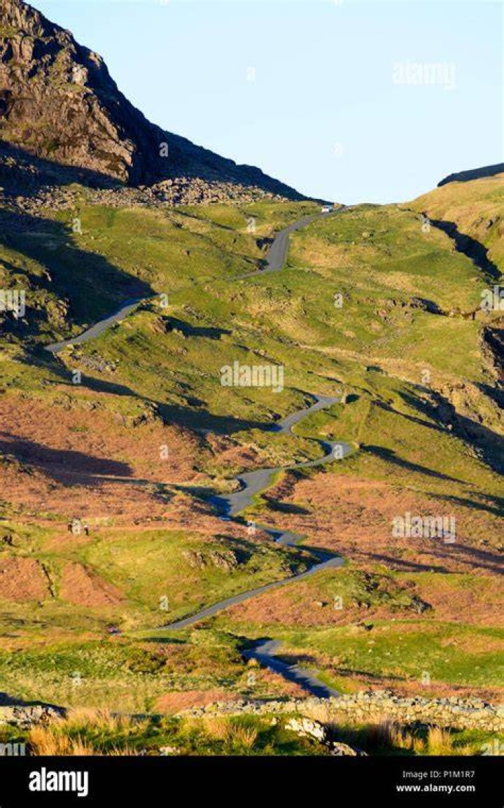  Hardknott Pass in Cumbria is full of tight corners