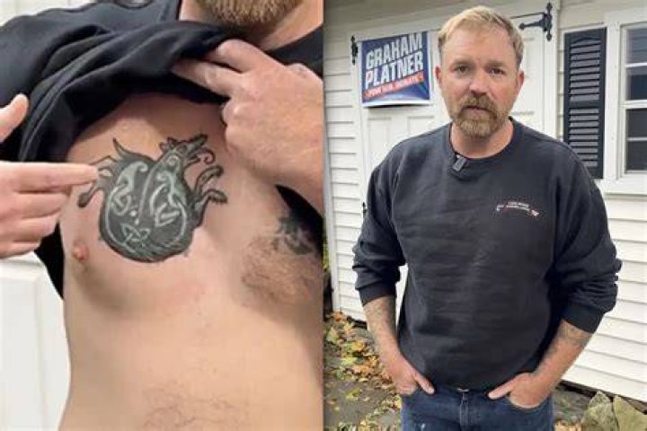  He has a tattoo of a koi-carp on his back