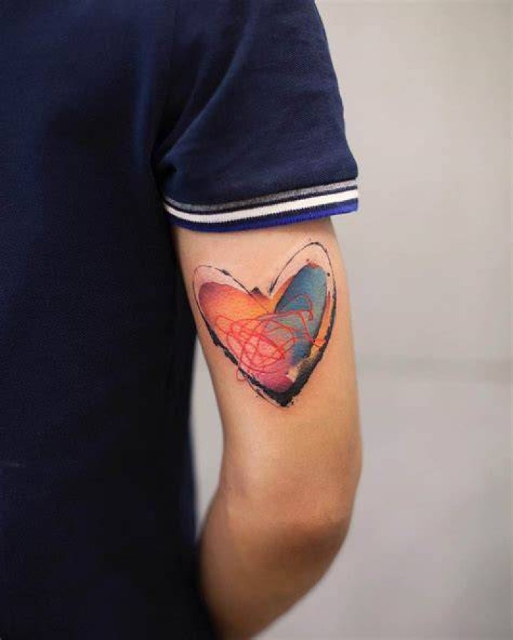 Heart Cute Tattoo Newtattoo Qiqi