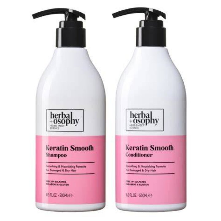 Herbalosophy Keratin Smooth Shampoo And Conditioner