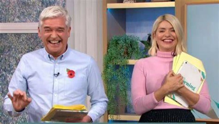 Holly and Phillip were in hysterics back in the studio as Josie stripped