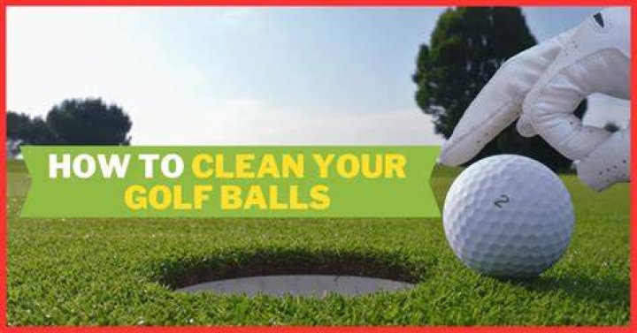 How to clean your golf balls?