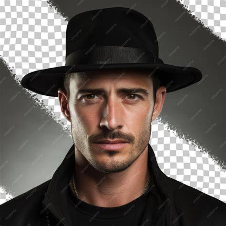 Hubert wearing a black hat