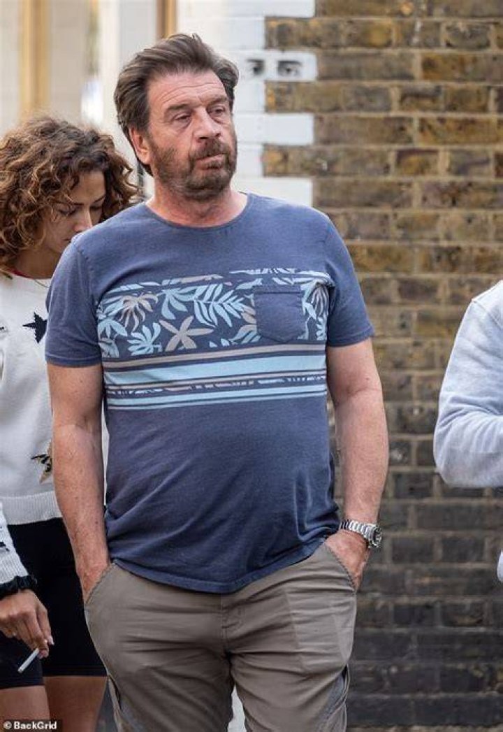  Huw sported a fuller figure in 2014