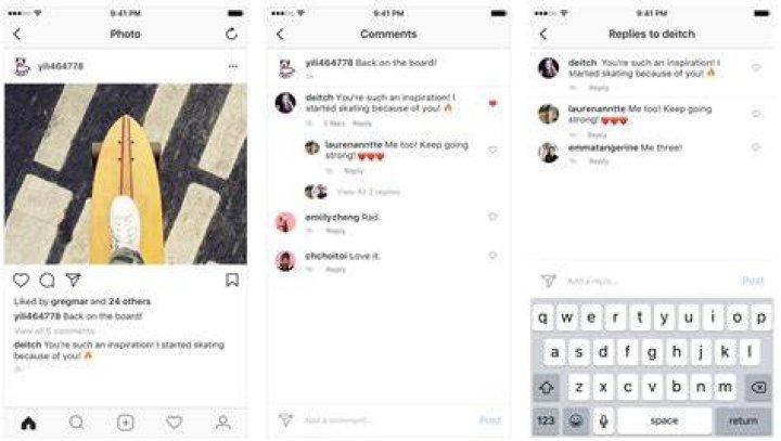 Instagram users comment on Amani Randall's post 