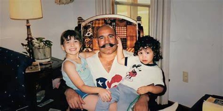 Iron Sheik With His Children 