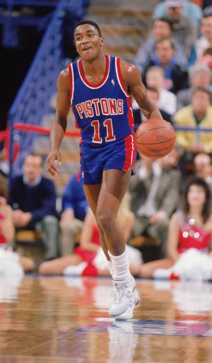 Issac Thomas Playing For The Pistons