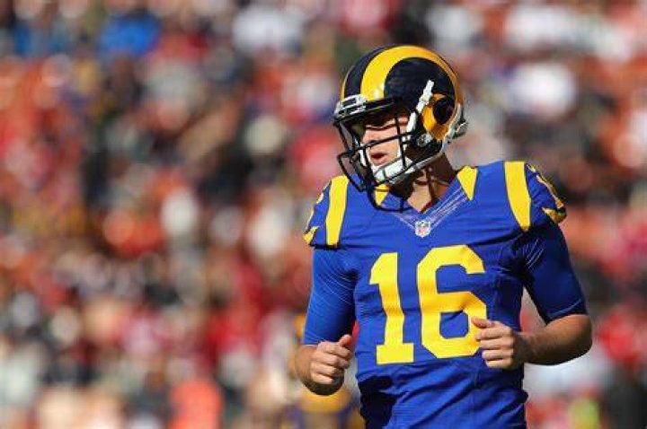 Jared Goff for LA Rams in Pro Bowl 2018.