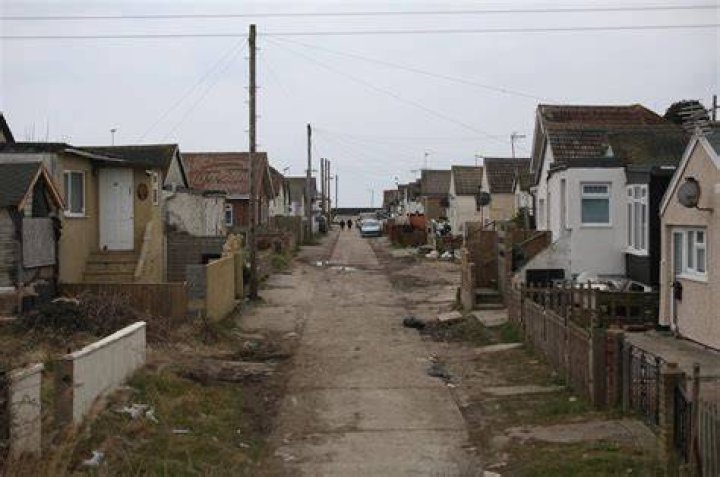 Jaywick in Essex, which is England's most deprived area, has made it to the list