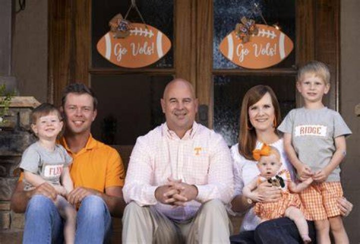 Jeremy Pruitt With His Family