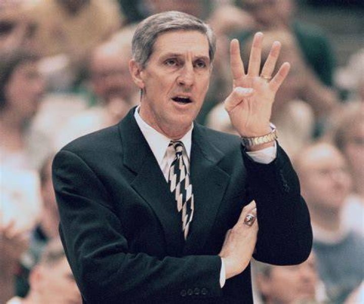 Jerry Sloan with Hall of Fame