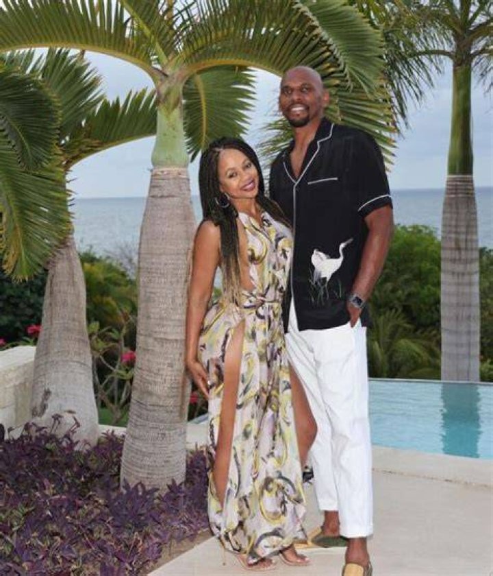 Jerry Stackhouse With His Wife Ramirra Marks