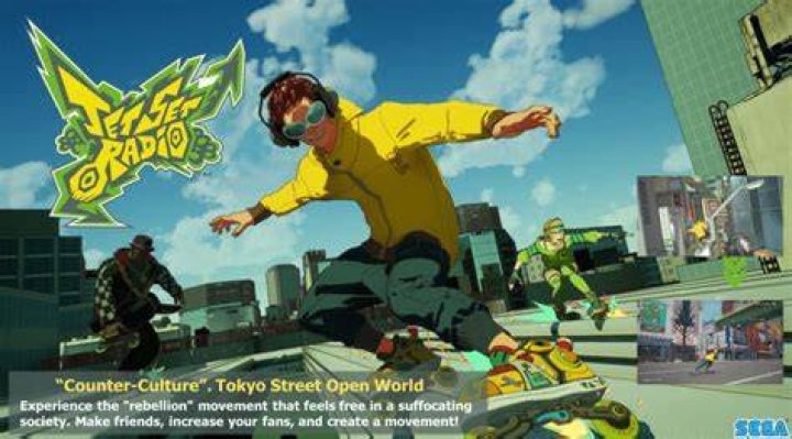 Jet Set Radio In-Game Screenshot - Jet Set Radio Reboot Announcement