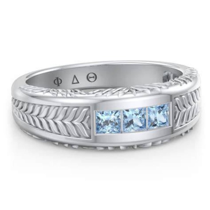 Jewlr Men&rsquo;s Wheat Pattern Ring