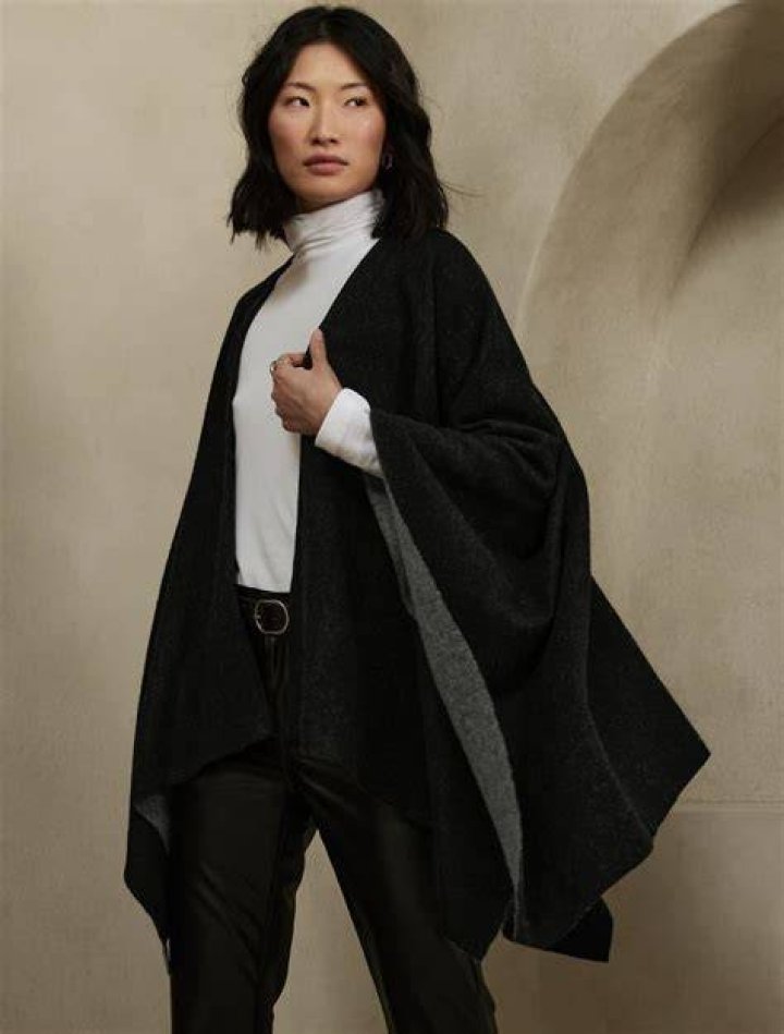  John Lewis has ponchos, cardies and jumpers in a range of colours
