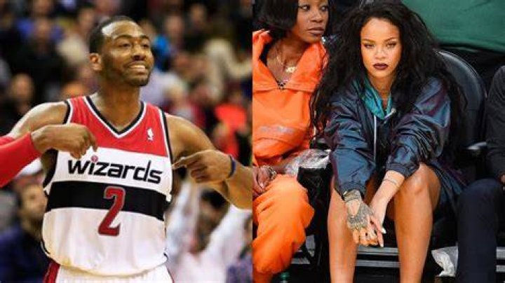 John Wall with Rihanna