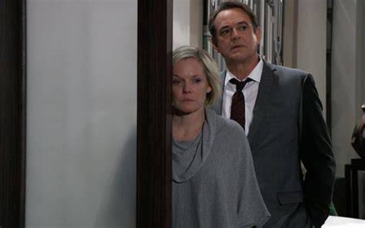Jon Lindstrom and Maura West as Ryan Chamberlain and Ava Jerome on General Hospital