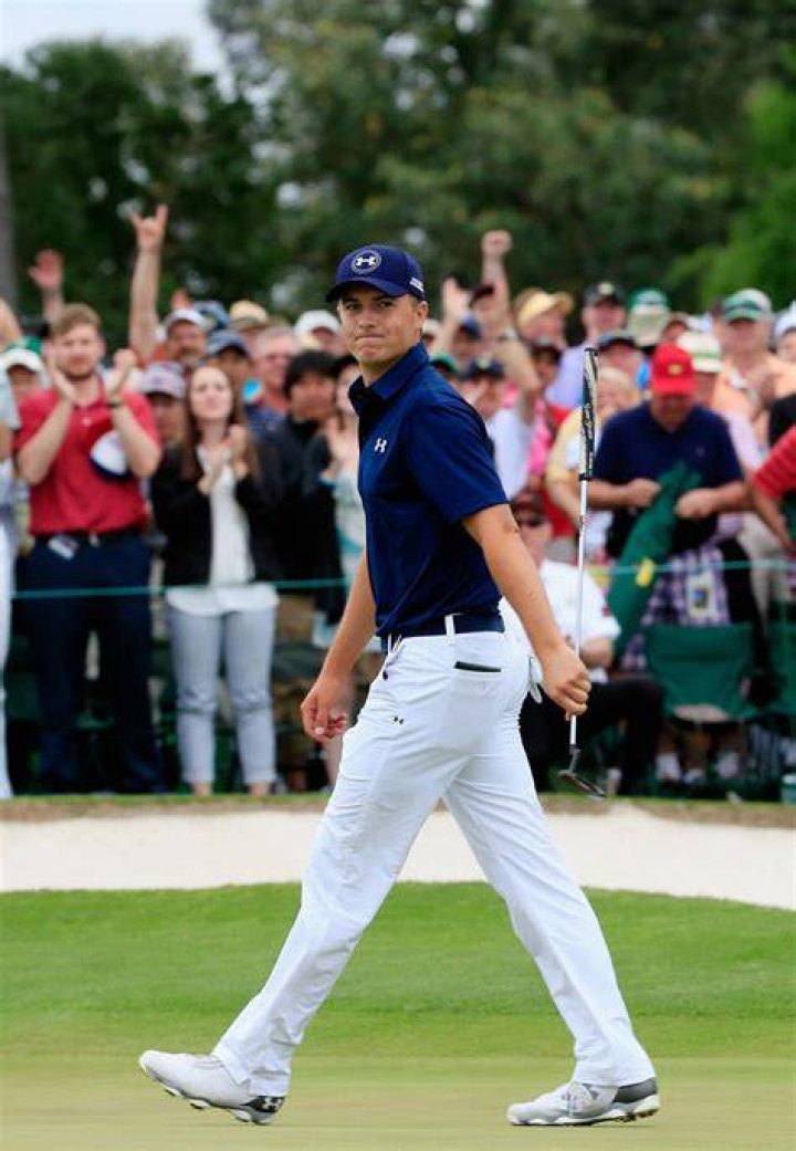 Jordan Spieth on field