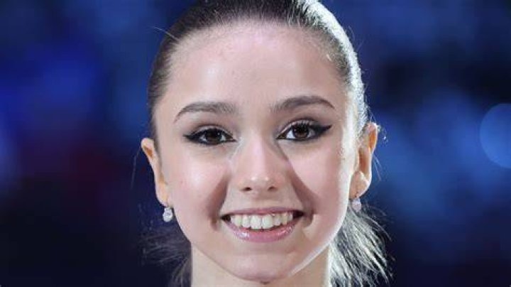 Kamila Valieva, of the Russian Olympic Committee, reacts in the women's team free skate program during the figure skating competition at the 2022 Winter Olympics, Monday, Feb. 7, 2022, in Beijing. Russian figure skater Kamila Valieva has been disqualified from the 2022 Beijing Olympics. The verdict from the Court of Arbitration for Sport comes almost two years after Valieva's doping case caused turmoil at the Beijing Games. (AP Photo/David J. Phillip, File)