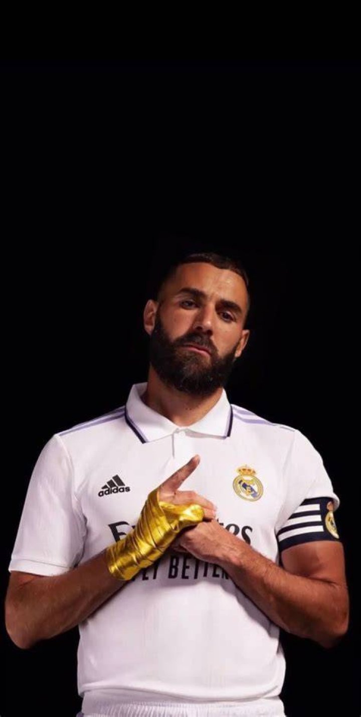 Karim with his team, Real Madrid