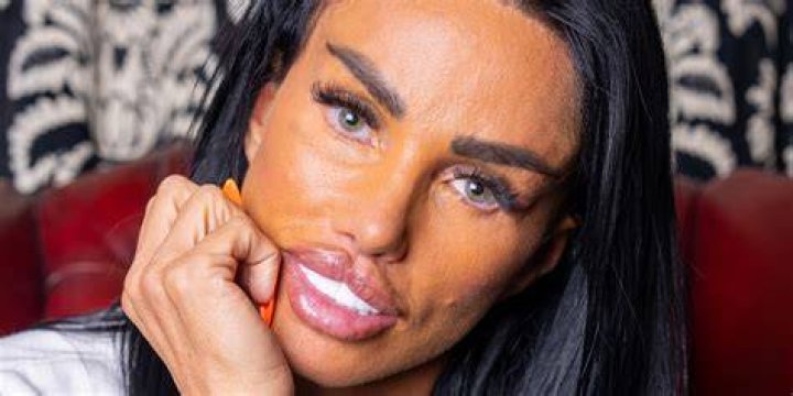 Katie Price has put on a very sexy display in a blue bra and pants for her OnlyFans subscribers