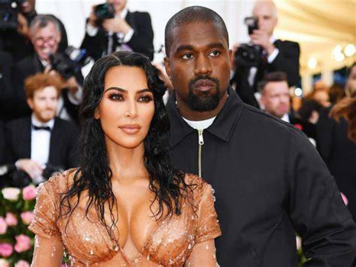 Kim Kardashian And Rapper Kanye West