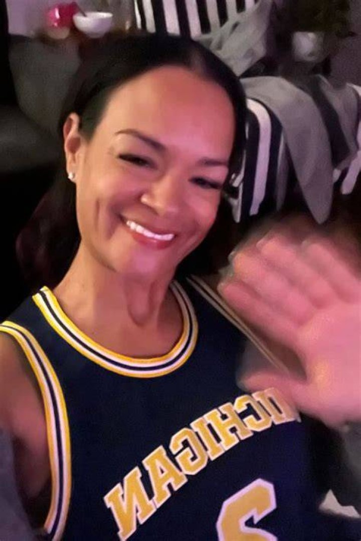 Kimberly Camp Pictured Wearing Her Son's Michigan Wolverines' Jersey Earlier This Year