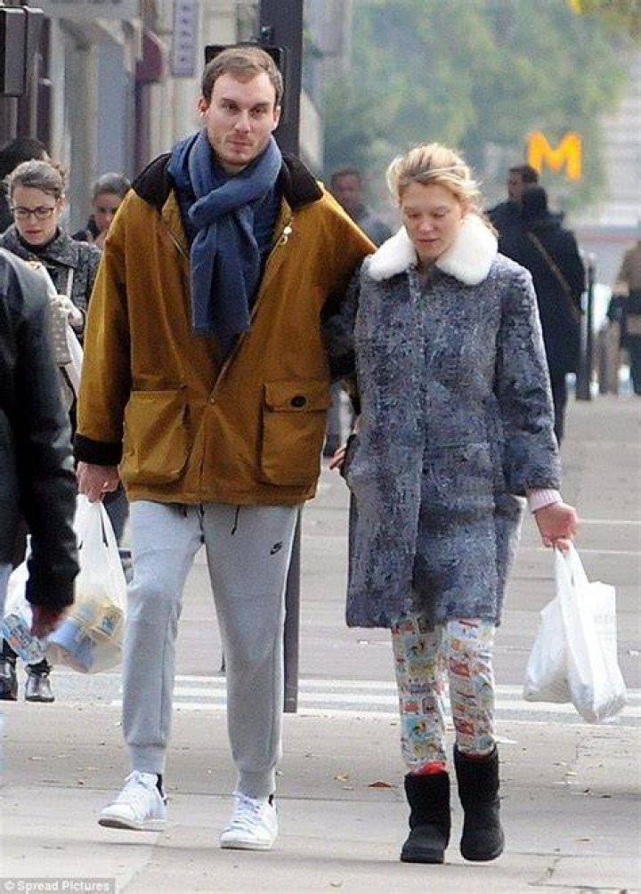Lea seydoux & andre meyer in paris 2015
