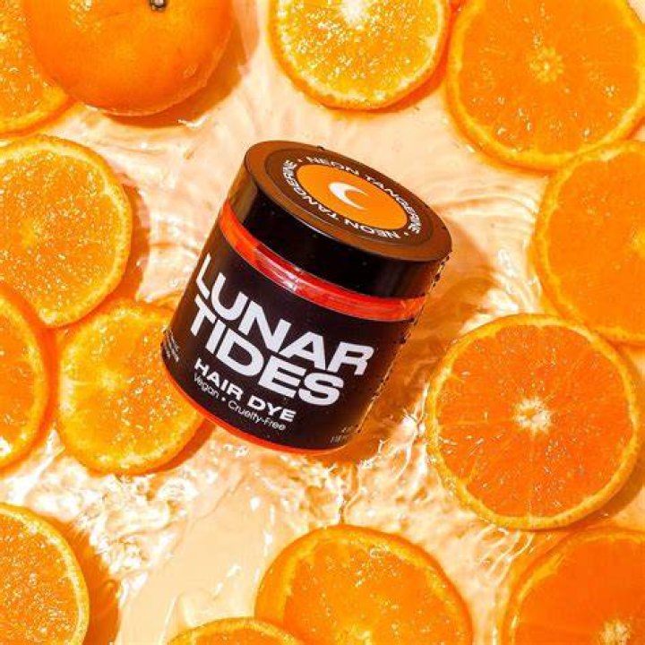 Lunar Tides Neon Tangerine Semi-Permanent Hair Color