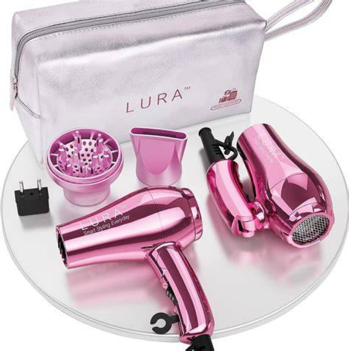 LURA Mini Portable Travel Hair Dryer