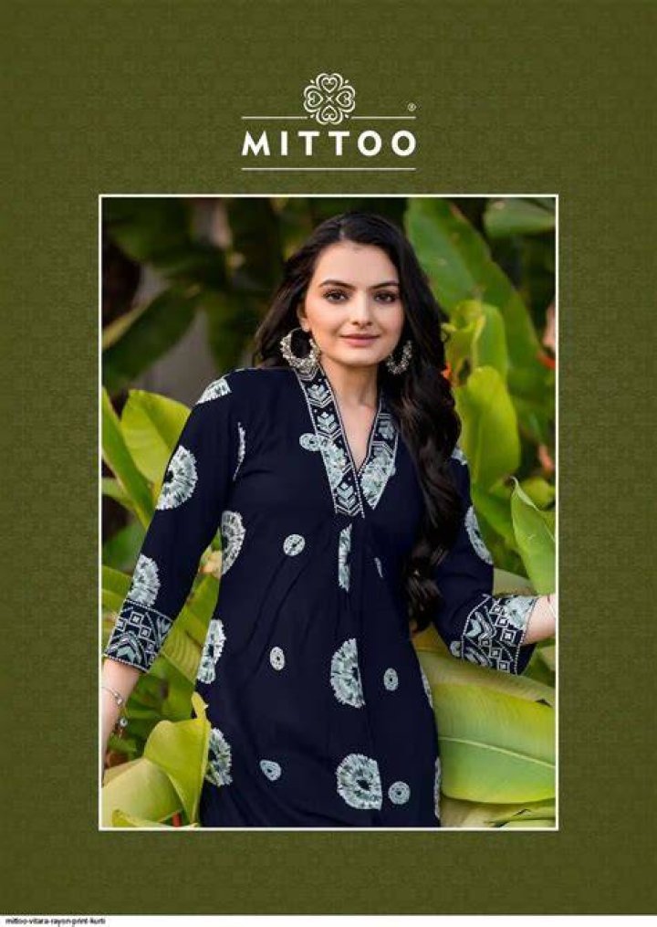 M MINAXI RAYON PRINT KURTI PANT WITH DUPATTA 3 PIC SET CATALOGUE