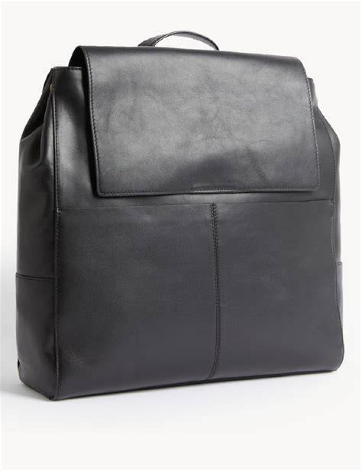  M&S Collection Leather Backpack