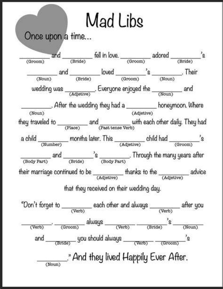 Mad Libs