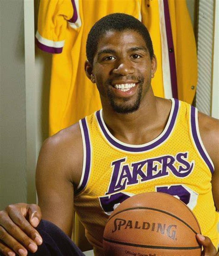 Magic Johnson Posing