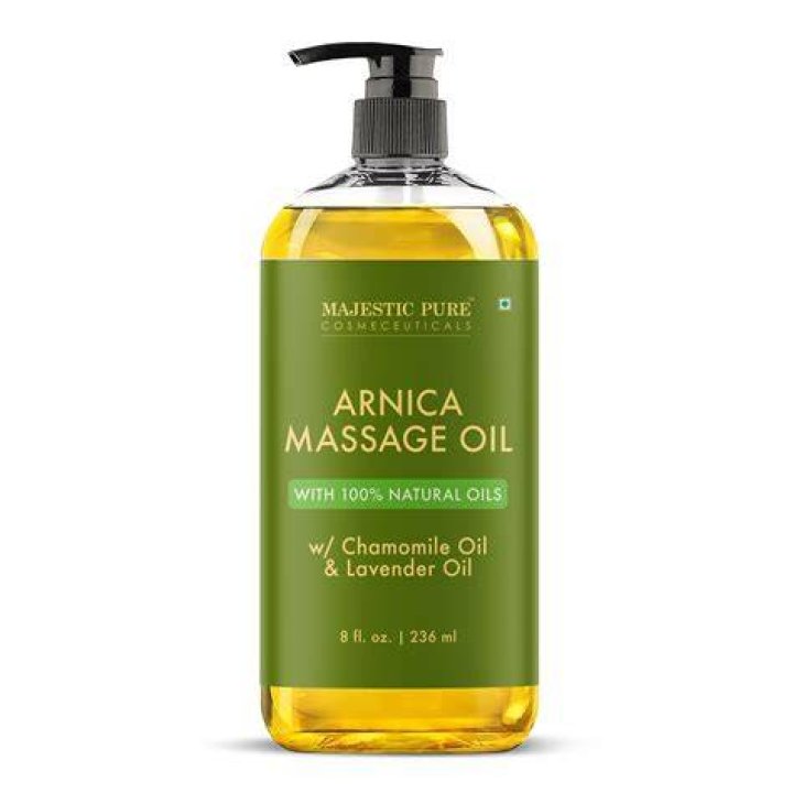 MAJESTIC PURE Arnica Massage Oil for Body