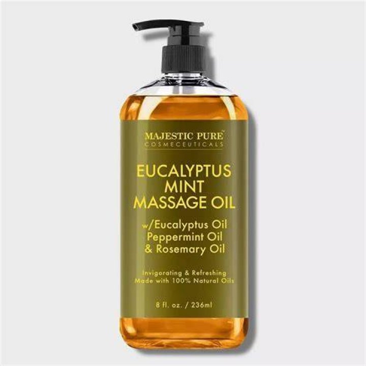 MAJESTIC PURE Eucalyptus Mint Massage Oil