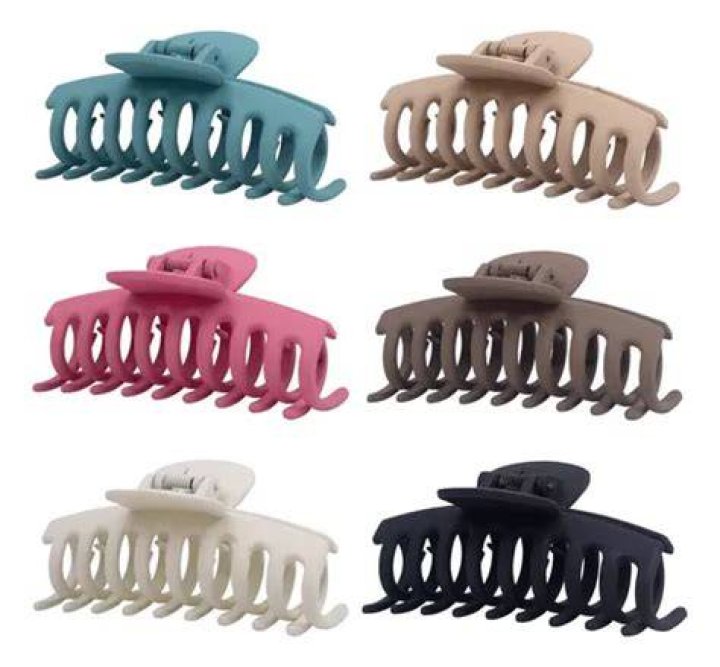 MAORULU 6 Pack 3.5'' Hair Claw Clips