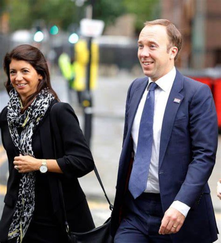Matt Hancock and his girlfriend Gina Colangelo