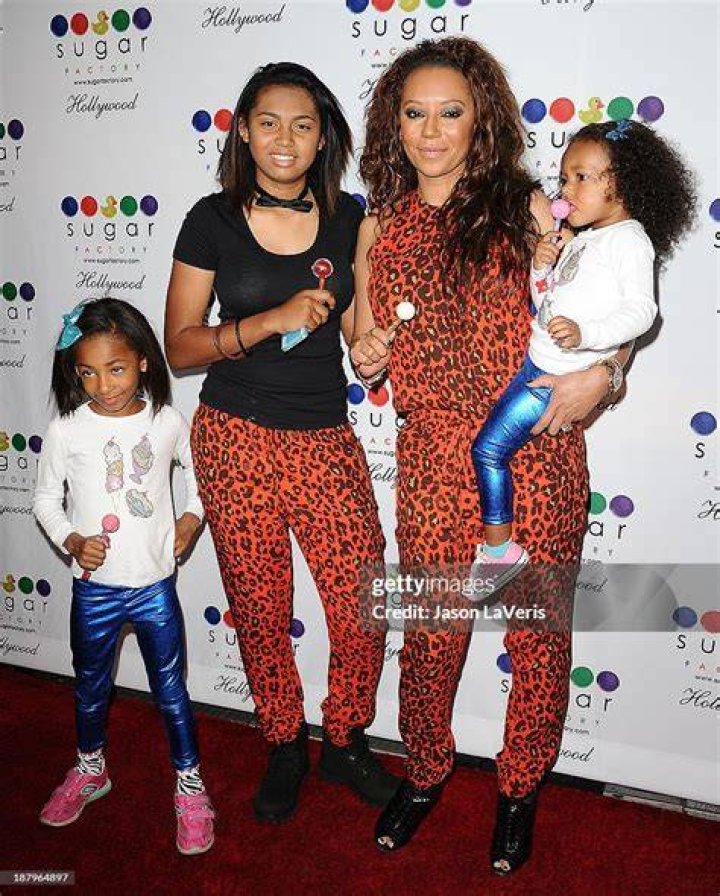 Melanie B with her ex-husband 