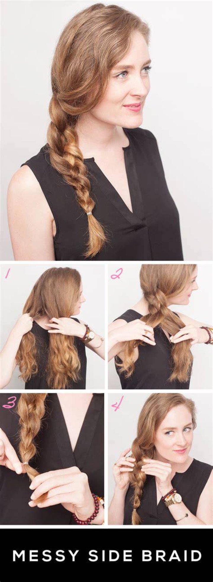 Messy Side Braid