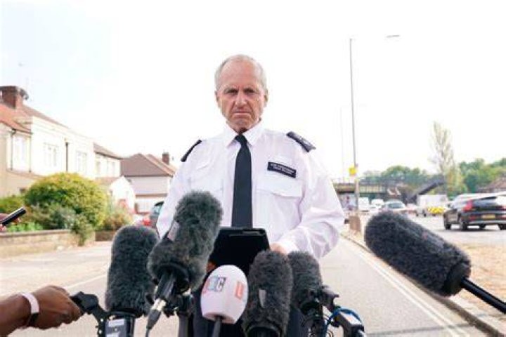 Metropolitan Police Chief Superintendent Sean Wilson spoke to the media at the scene today